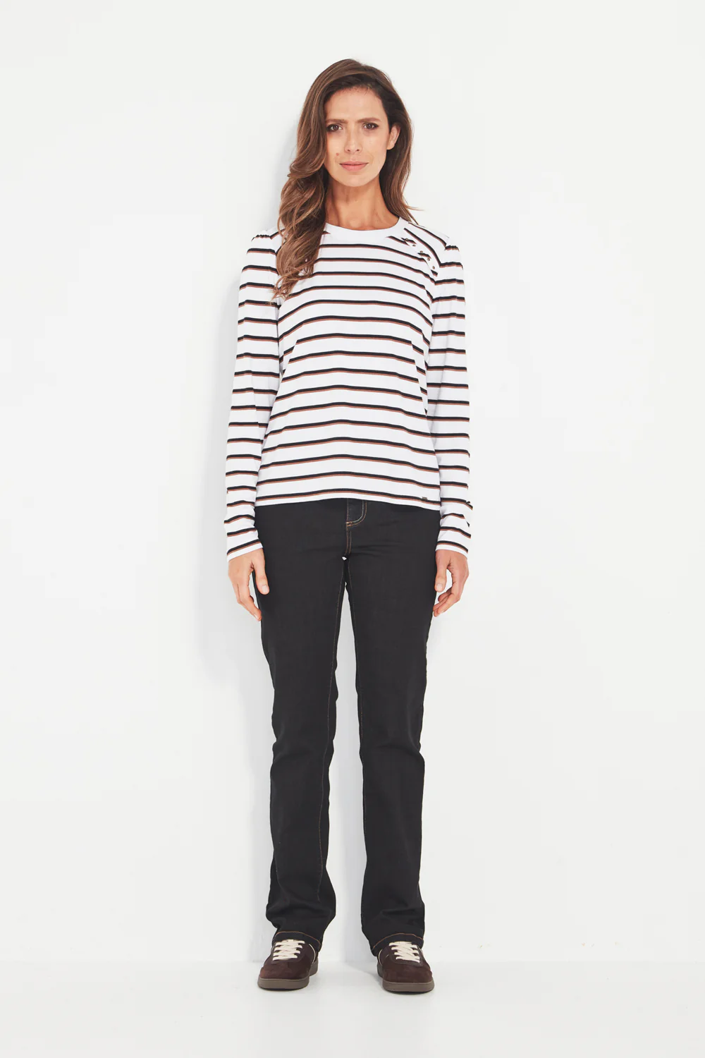 Scatter Top - White Stripe - Image 3