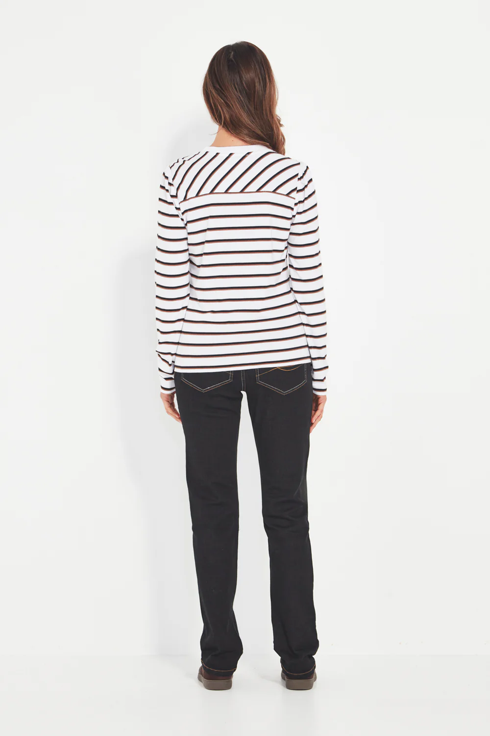 Scatter Top - White Stripe - Image 4