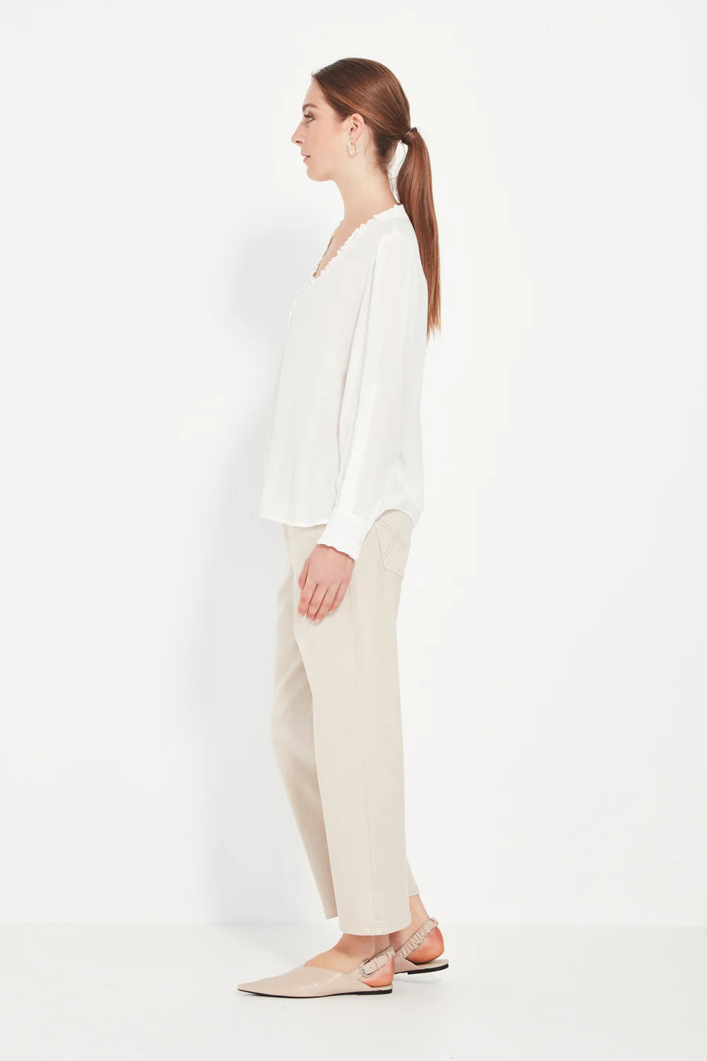 Cascade Blouse - Chalk - Image 3