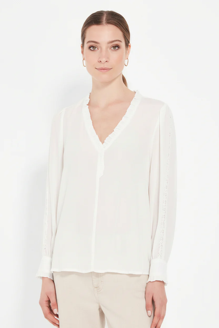 Cascade Blouse - Chalk - Image 4