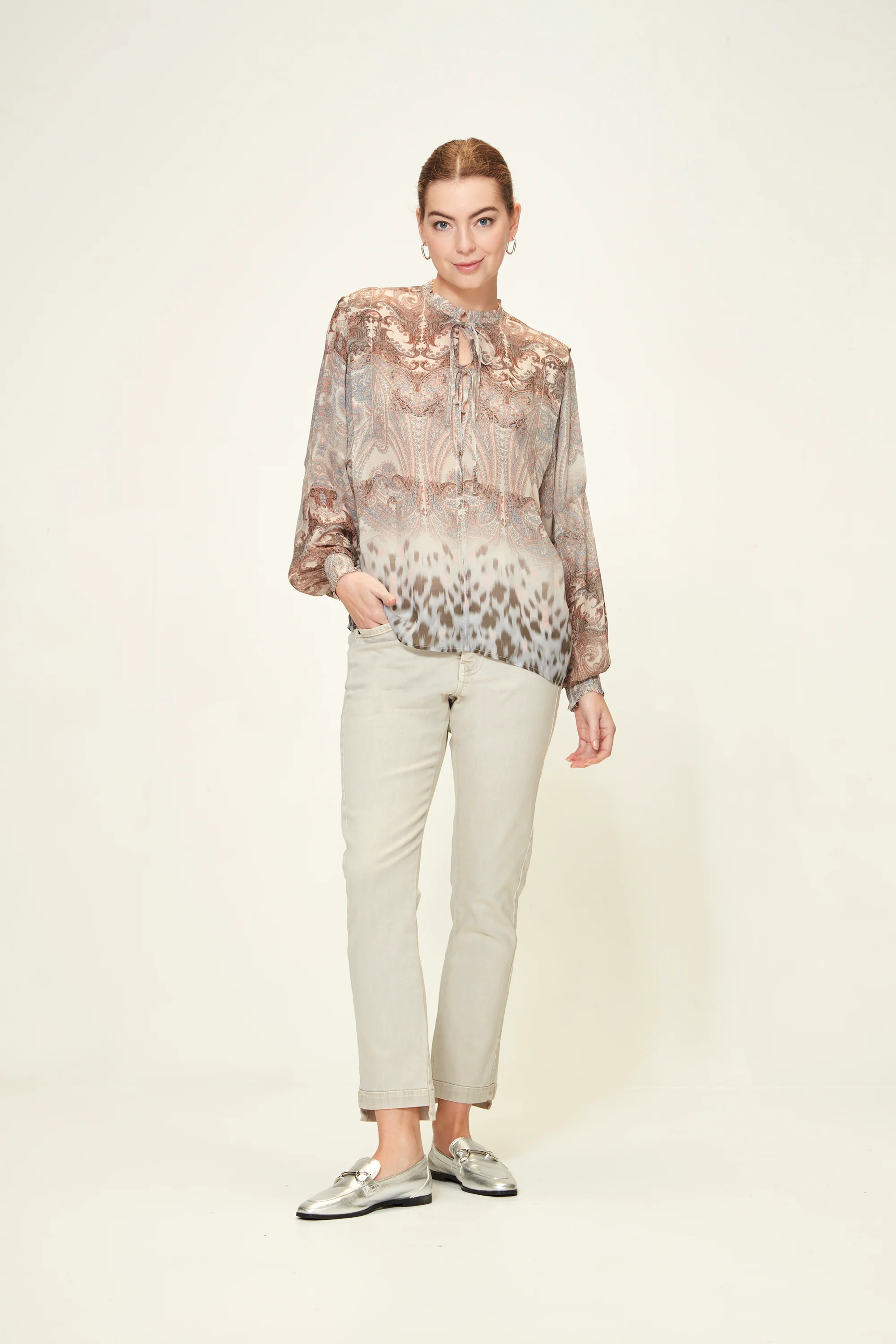 Wix Blouse - Print - Image 4