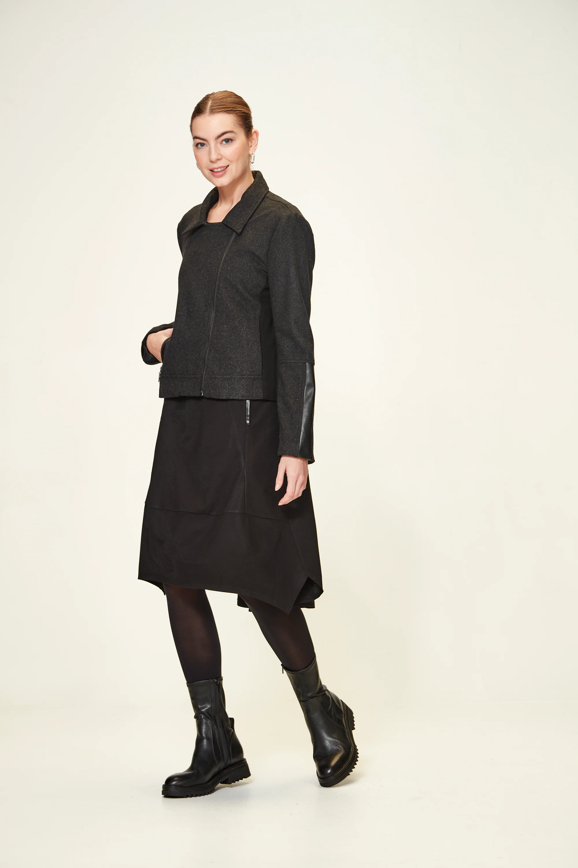 Nova Jacket - Charcoal - Image 3