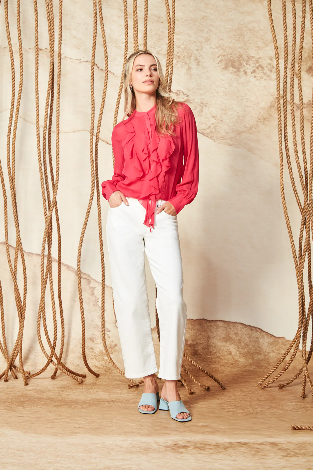 Flossie Blouse - Watermelon - Image 3