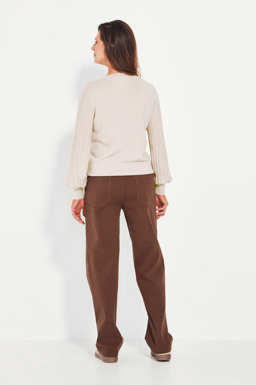 Nina Sweater - Chalk Marle - Image 3