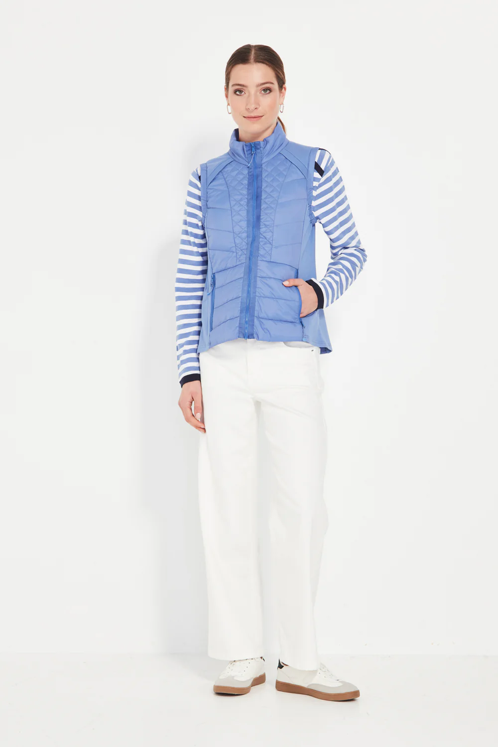 Glow Top - Blue Stripe - Image 4