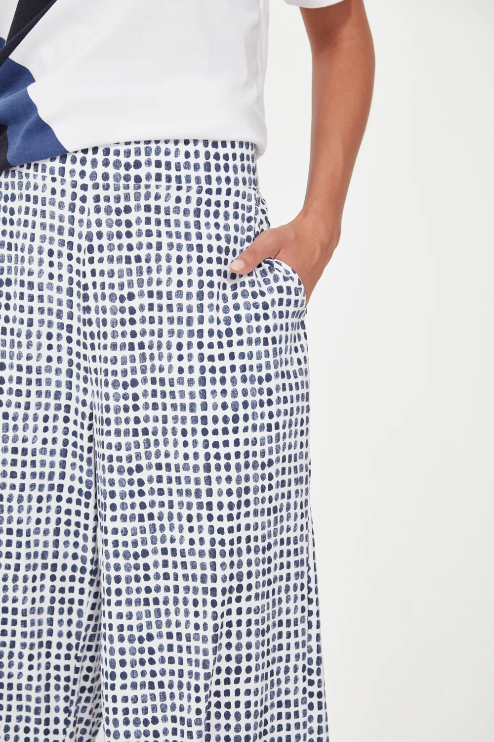 Acrobat Okawa Tile Pant - Denim Print - Image 3