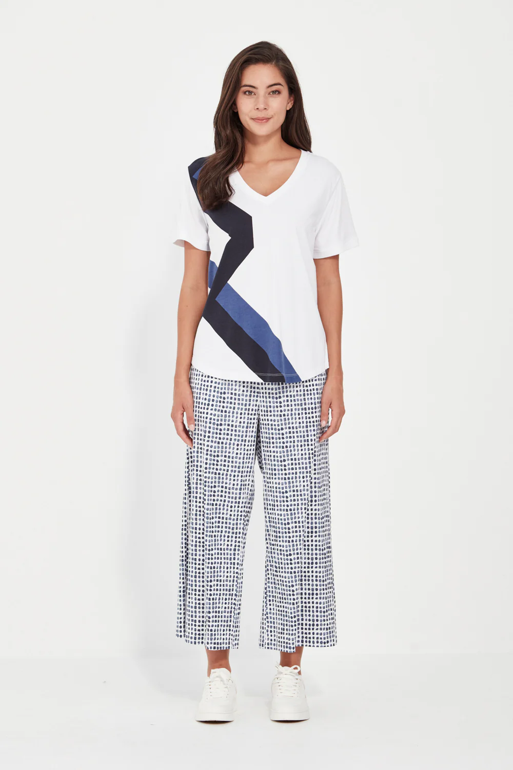 Acrobat Okawa Tile Pant - Denim Print - Image 4